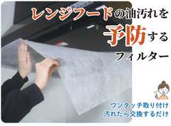 整流板付レンジフードフィルター